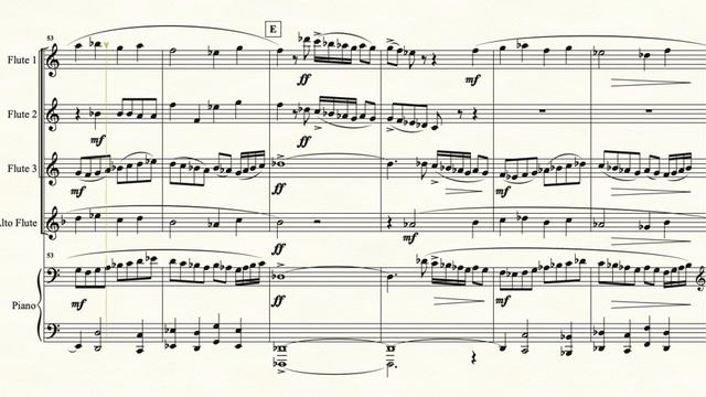 Faure - Pavane - play along with a virtual ensemble (Alto Flute) смотреть онлайн