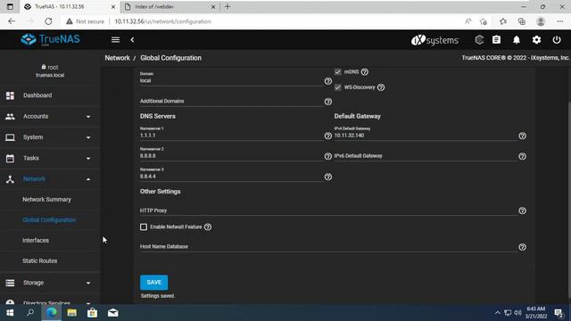 Как создать общий доступ к данным в Интернете на TrueNAS с помощью WebDAV смотреть онлайн