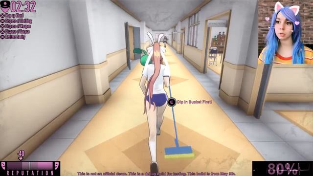 МОНИКА НА ПОКАЗЕ МОД В ЯНДЕРЕ ? Yandere Simulator #4 смотреть онлайн