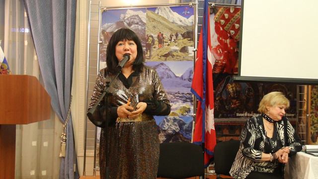 Нелли Копейкина. Вице-президент ИАСК. Посольство Непала. 29 марта 2024