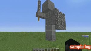 как построить статую или памятник в маинкрафт