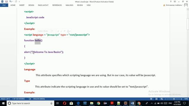 What is JavaScript how to write javascript code in HTML