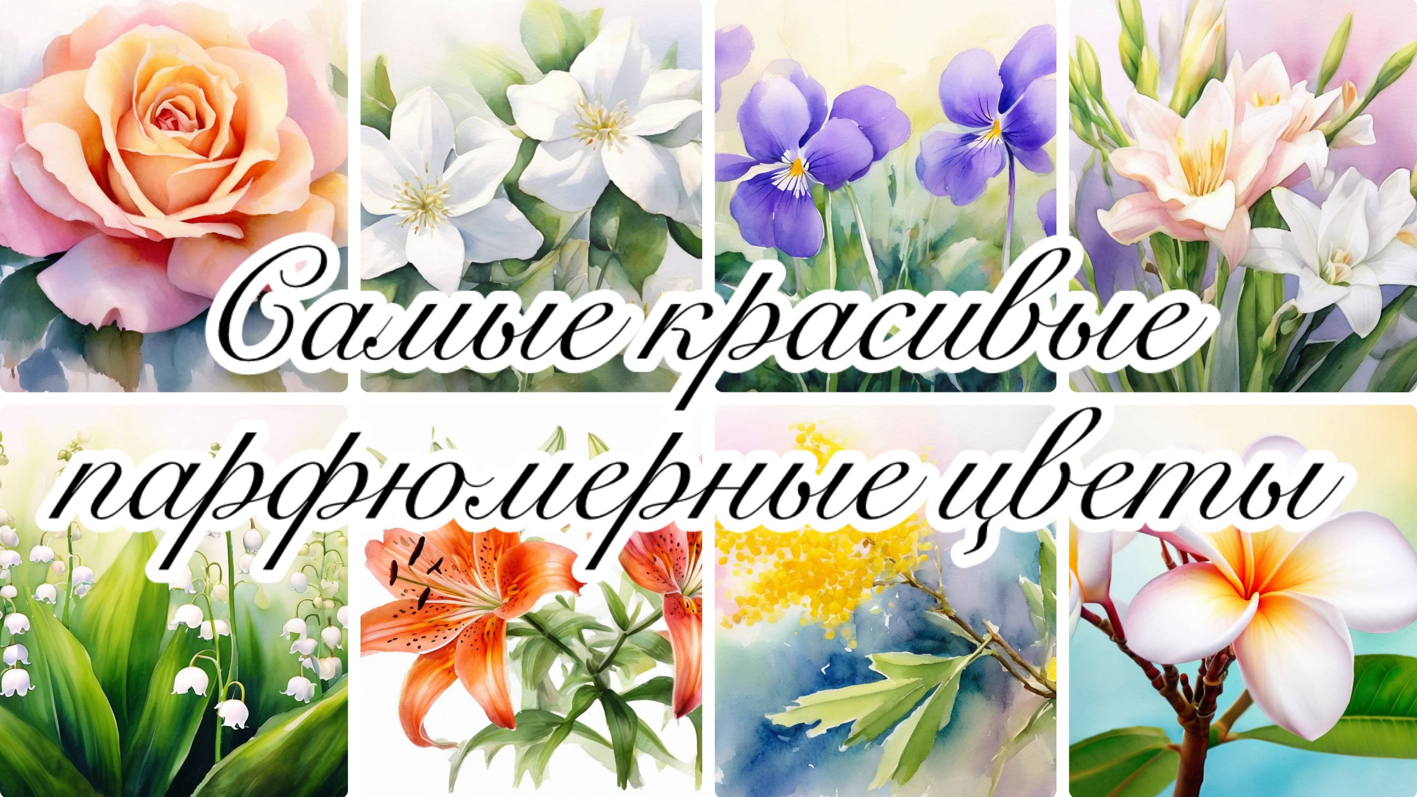 Самые красивые парфюмерные цветы.
