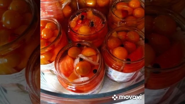 Помидоры на зиму по классическому рецепту "Дамские пальчики"