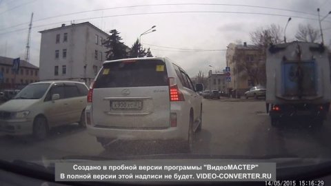 Неправильный проезд перекрестка