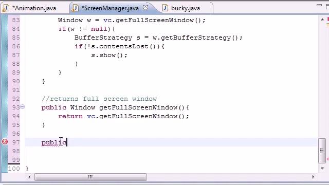 Java Game Development – 18 – Updating Display and Restore Screen смотреть онлайн