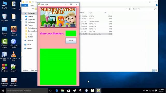 Java Swing Bangla Tutorial 49 : Multiplication Table (Part-1) смотреть онлайн