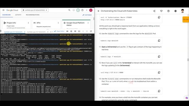 Ep-24 Orchestrating the Cloud with Kubernetes | GSP021 смотреть онлайн