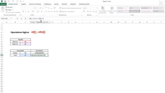 EXCEL - FUNÇÃO =OU() e =E() смотреть онлайн