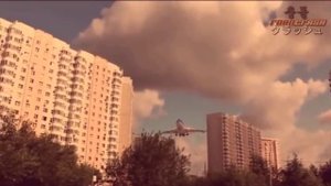 Самолёт упал на город
