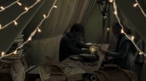 You're hunting Horcruxes ✨Harry Potter Ambience + Dialogue✨Camping tent with the trio | Rain sounds