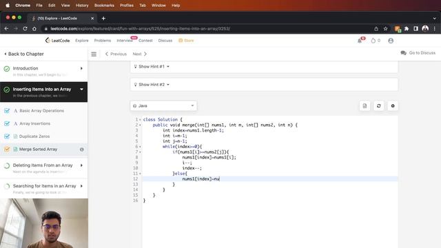 88. Merge Sorted Array (Leetcode solution)