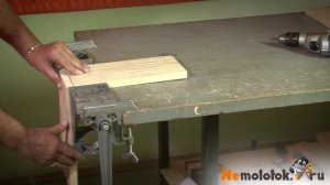 1. Угловое соединение саморезами с крепежной системой SwissRex
