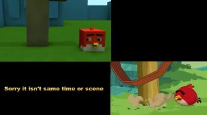 Angry birds Minecraft Chuck time (Minecraft Re-make animation)