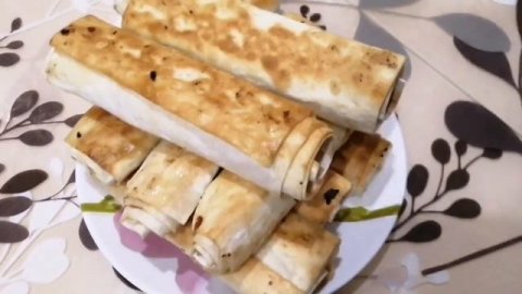 Трубочки из лаваша со сладкой начинкой/удобный перекус!