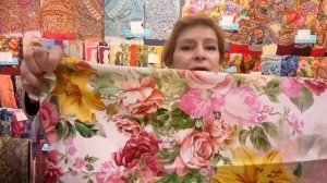 Сравнение. Павловопосадские платки в Минске. Светлана
