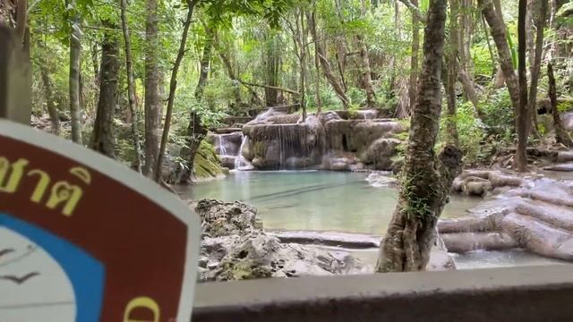 Патайя. Экскурсия на острове Квай. Часть-1. Плавучий рынок горячие источники водопад.