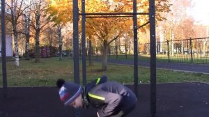 Оборот в упоре вперёд на турнике / Turn forward on horizontal bar