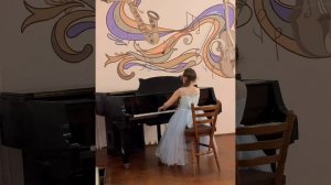 Алиса Чёрная, 7 лет. Уильям Гиллок «Осенний эскиз» (Autumn sketch) / «Морской пейзаж» (Seascape).