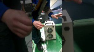 Процесс подключения чиллера к лазерному станку KL-1390