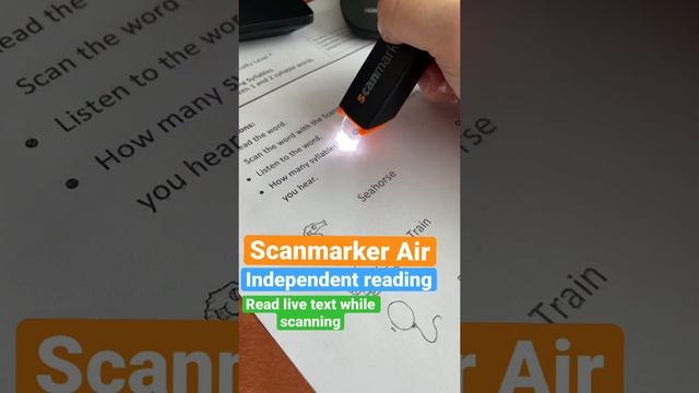 Scanning and learning independently with unique pen reader Scanmarker