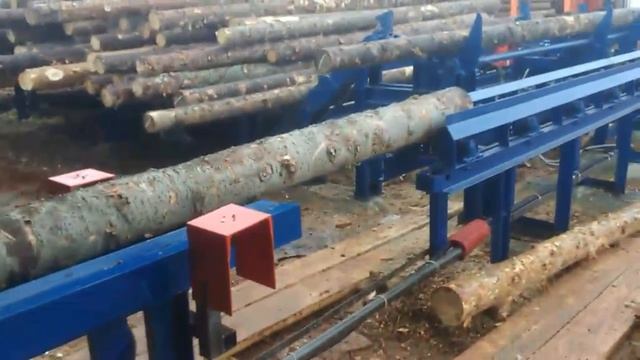 Разобщитель бревен с устройством поштучной выдачи пиловочника от Аркон