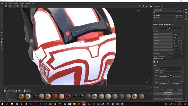 ТЕКСТУРИРОВАНИЕ ШЛЕМА В SUBSTANCE PAINTER ЧАСТЬ 3 смотреть онлайн