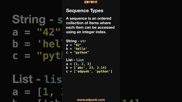 [Day 15] Built-in Data Types in Python | Learn Python | Dark Mode #100daysofpython