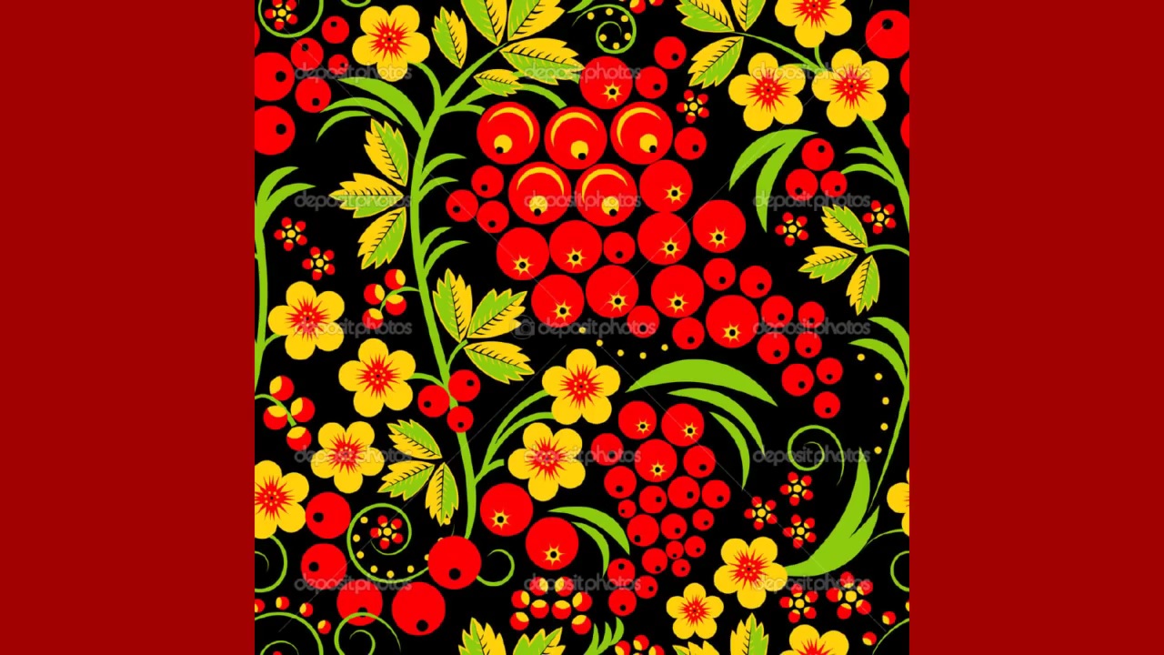 Хохломская роспись.mp4 смотреть онлайн