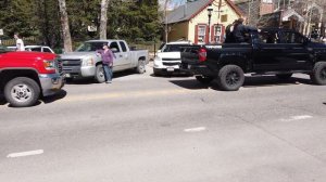 The complete class of 2020 graduation parade on Main Street Breck