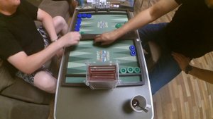 Виталий Фесенко - Иван Даве. Дружеский матч длинные нарды до 6ти. часть 2