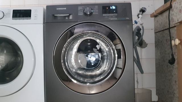 Washing Machine Gray Samsung ECO BUBBLE Service Mode Test смотреть онлайн