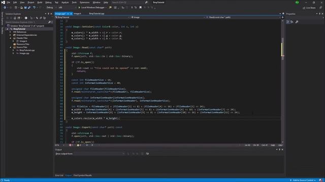 Reading a Bitmap Image (.bmp) using C++ | Tutorial - смотреть видео ...
