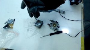 Замена карбюратора бензопилы 4500 на аналог, настройка\ проблема форсунки  как заменить и прочистит