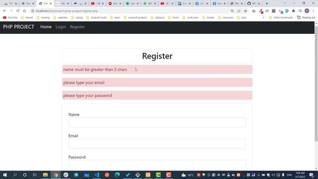 php project part 1