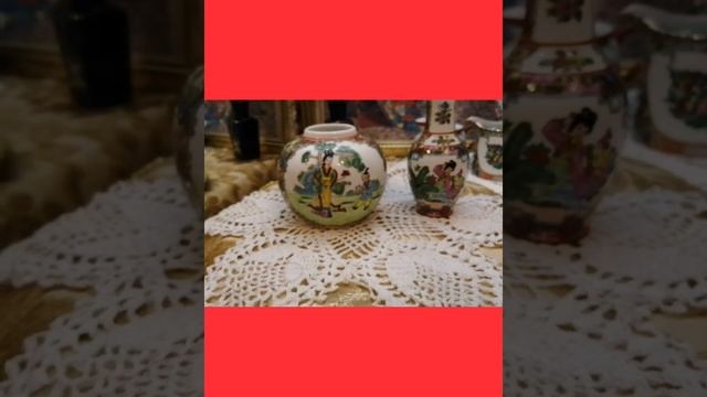 31 октября 2020 г#. Вазочки.#Тончайший фарфор#.Восточная тематика.# смотреть онлайн