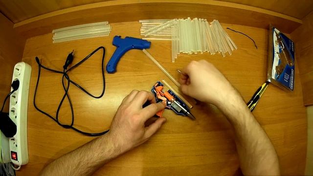 Посылка из Китая Клеевой пистолет + клей