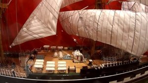 Модель барка "Крузенштерн"