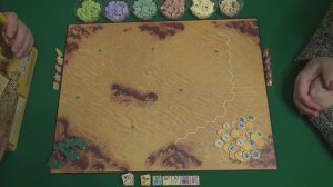 284 Сквозь пустыню - играем в настольную игру. Through the Desert board game.