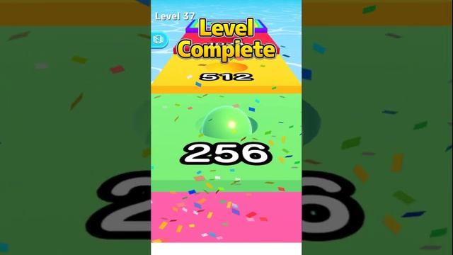 Ball Run 2048 - All Levels Gameplay Android, iOS ( Levels 26 - 48 ) смотреть онлайн