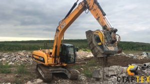 ДРОБИЛЬНЫЙ КОВШ | КОВШ ДРОБИЛКА НА ЭКСКАВАТОРЕ MB BF90/JCB220