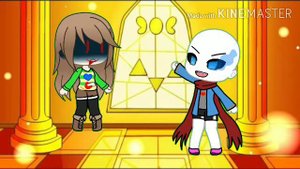 Андертейл песня Санса и Чары. Гача лайф