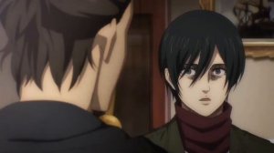 Eren le dice a mikasa que siempre la a odiado fandub latino