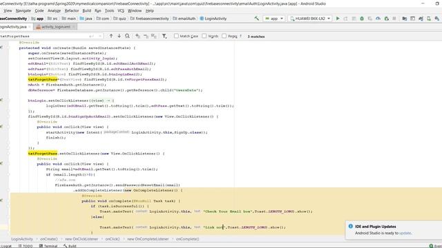 Firebase 5: Firebase password reset link on Email in java android. смотреть онлайн