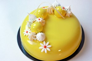 Рецепт муссовый торт Лимон и лесные ягоды