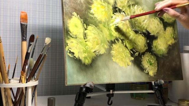 Белые хризантемы смотреть онлайн