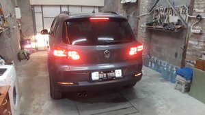 Переделка задних фар VW Tiguan 2015 USA под ориг. Европейские, добавление передних и задних ПТФ