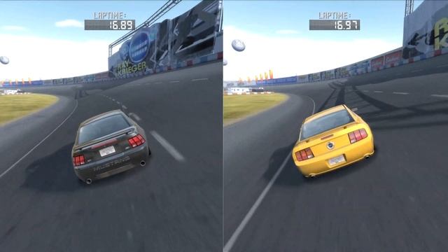 Ford Mustang GT 03 Vs Ford Mustang GT 06 Comparison - NFS ProStreet смотреть онлайн