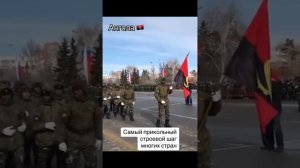 Самый необычный строевой шаг армий мира....