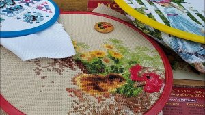 Мои текущие процессы от Риолис,Золотое Руно ,Дименшенс, Херитаж . март 20г.(Dimensions, Heritage)